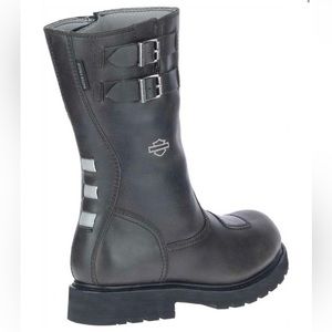 Harley-Davidson® Men's Brosner 10-Inch Waterproof Black Motorcycle Boots D93701